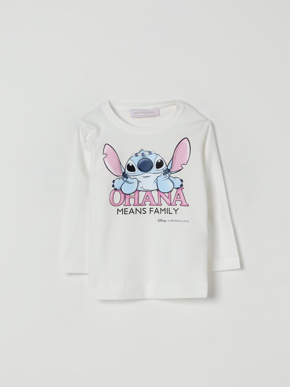 Monnalisa T-shirt  Kids Color Yellow Cream In White