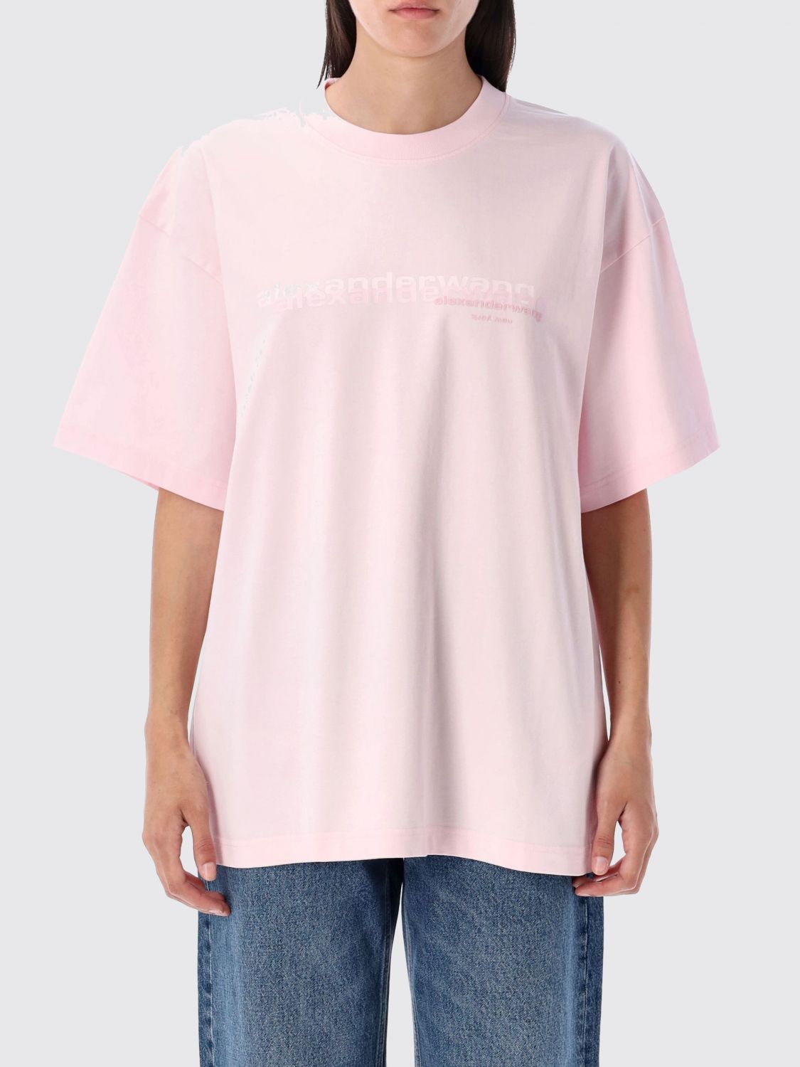 Alexander Wang T-shirt  Woman Color Pink