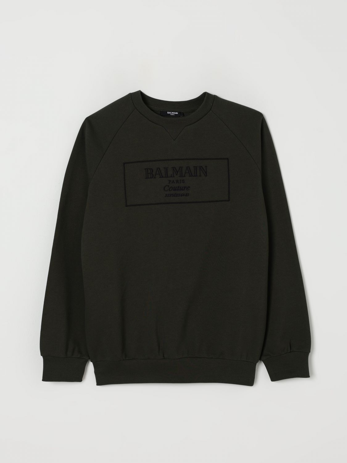 Balmain Sweater  Kids Color Green In Brown
