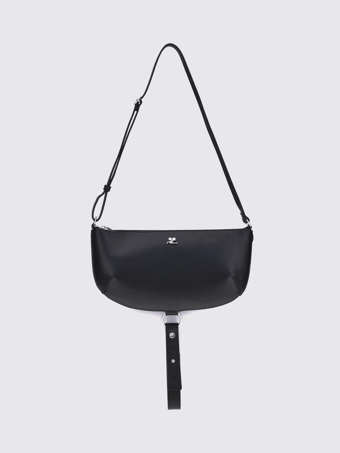 Courrèges Courrges Holy Eclipse Shoulder Bag In Black