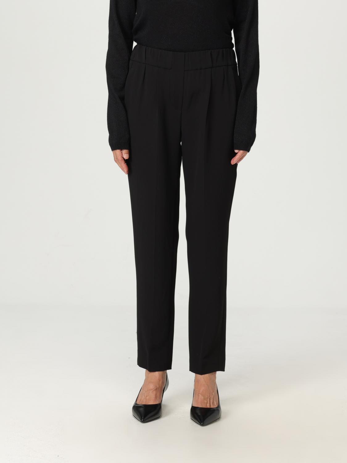 Brunello Cucinelli Pants  Woman Color Black In Black