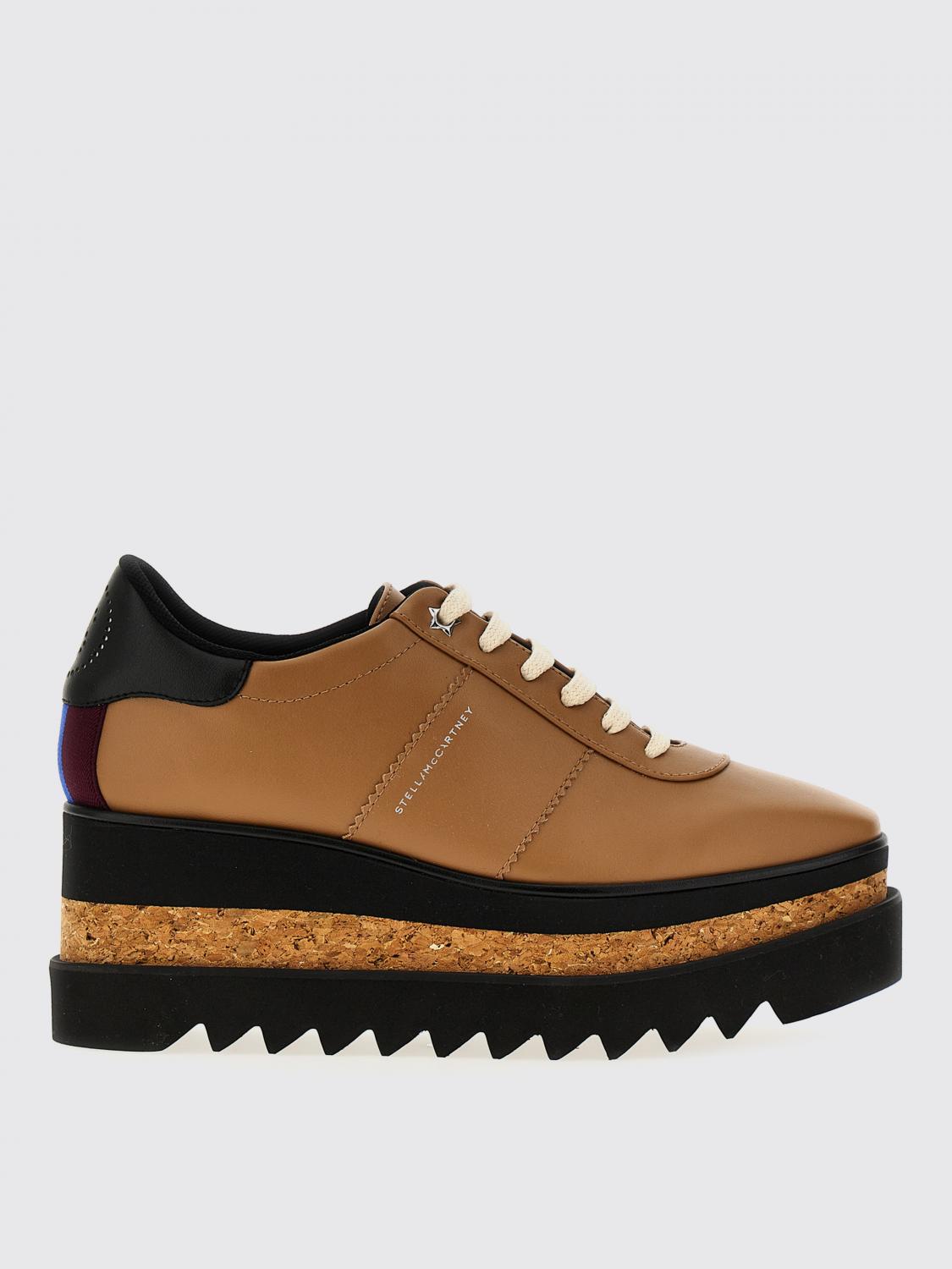 Stella Mccartney Sneak-elyse' Wedges In Brown