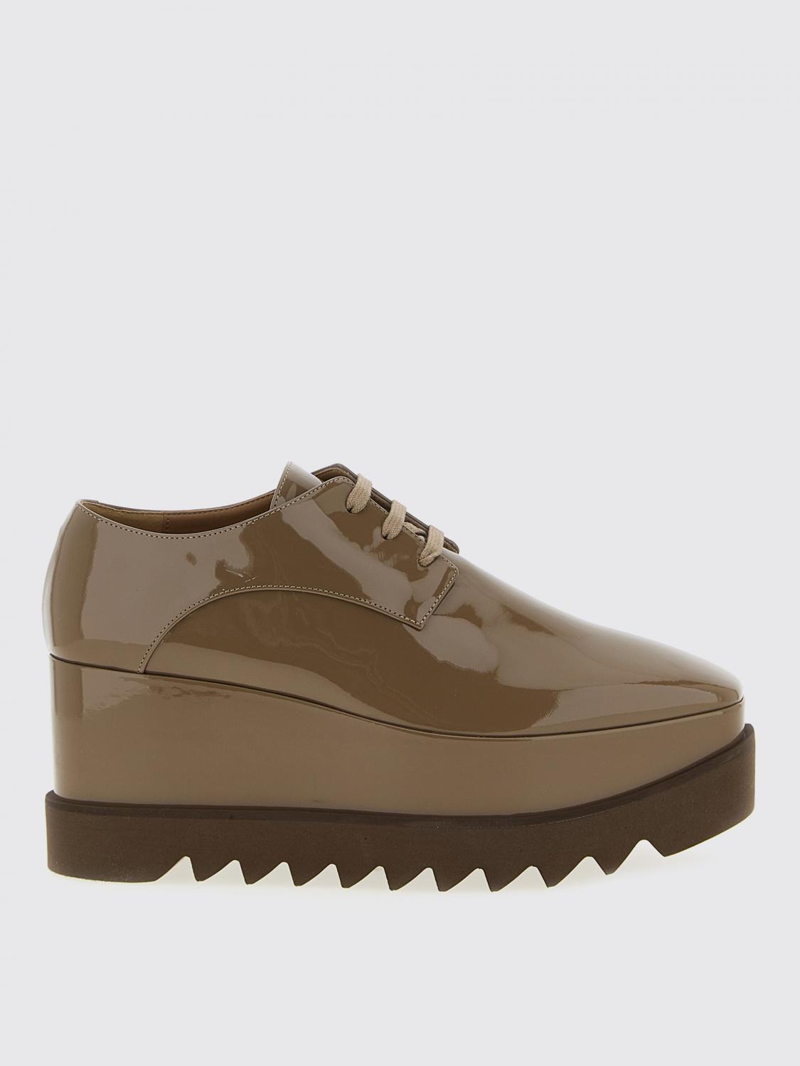 Stella Mccartney Brown Platform Sneakers In Brown