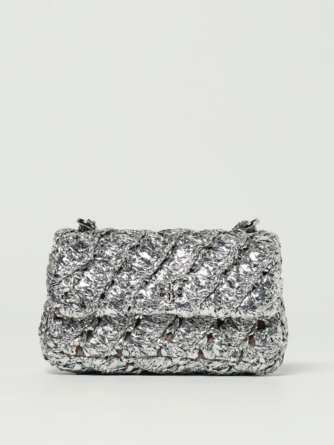 Tory Burch Shoulder Bag  Woman Color Silver In Silver