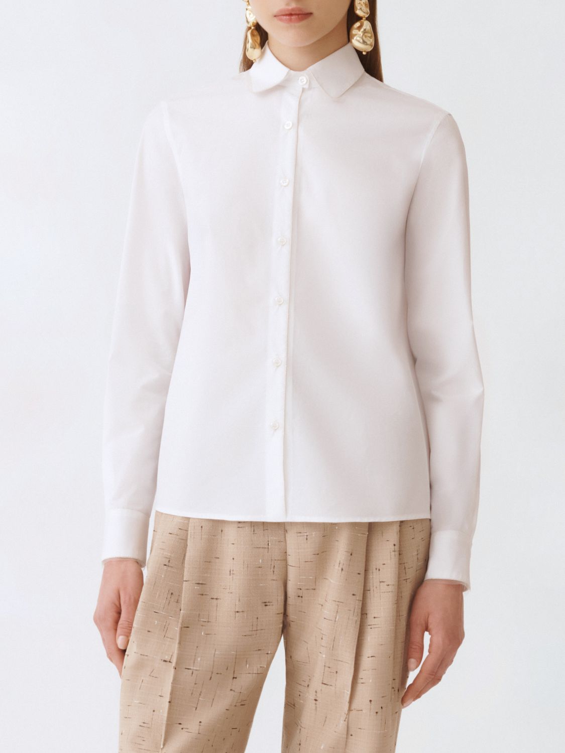 Fabiana Filippi Shirt Woman Color White In White