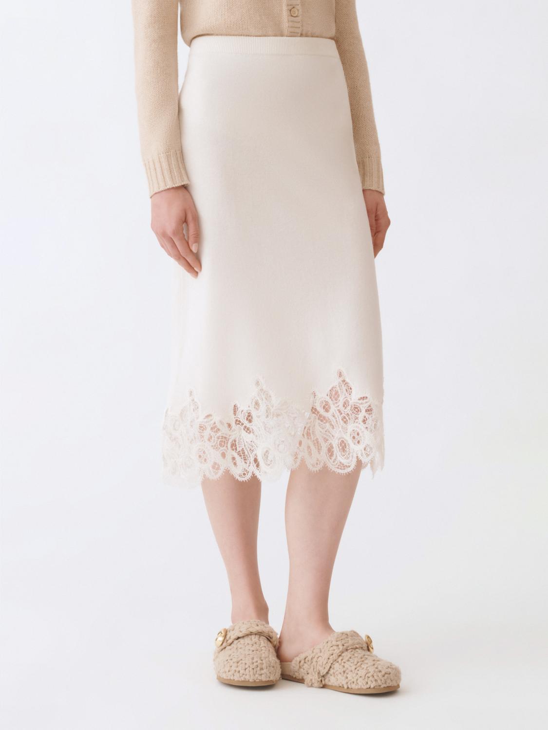 Fabiana Filippi Skirt  Woman Color Natural In White
