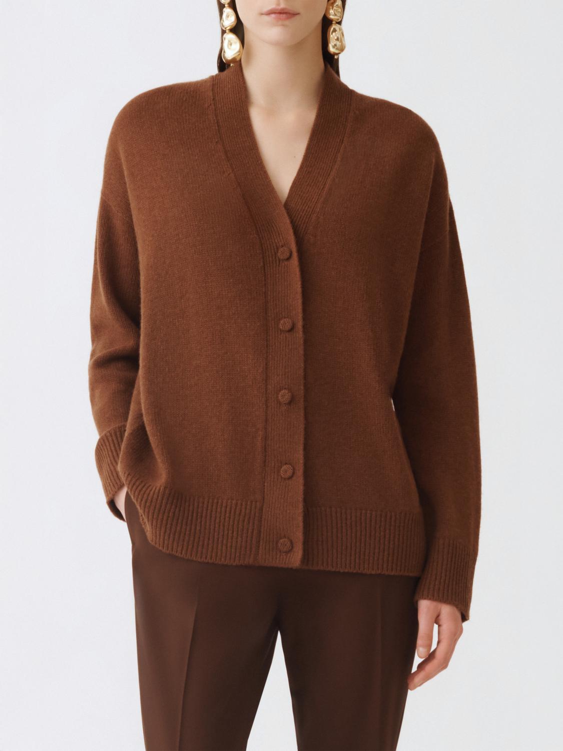 Fabiana Filippi Sweater Woman Color Mahogany In Brown