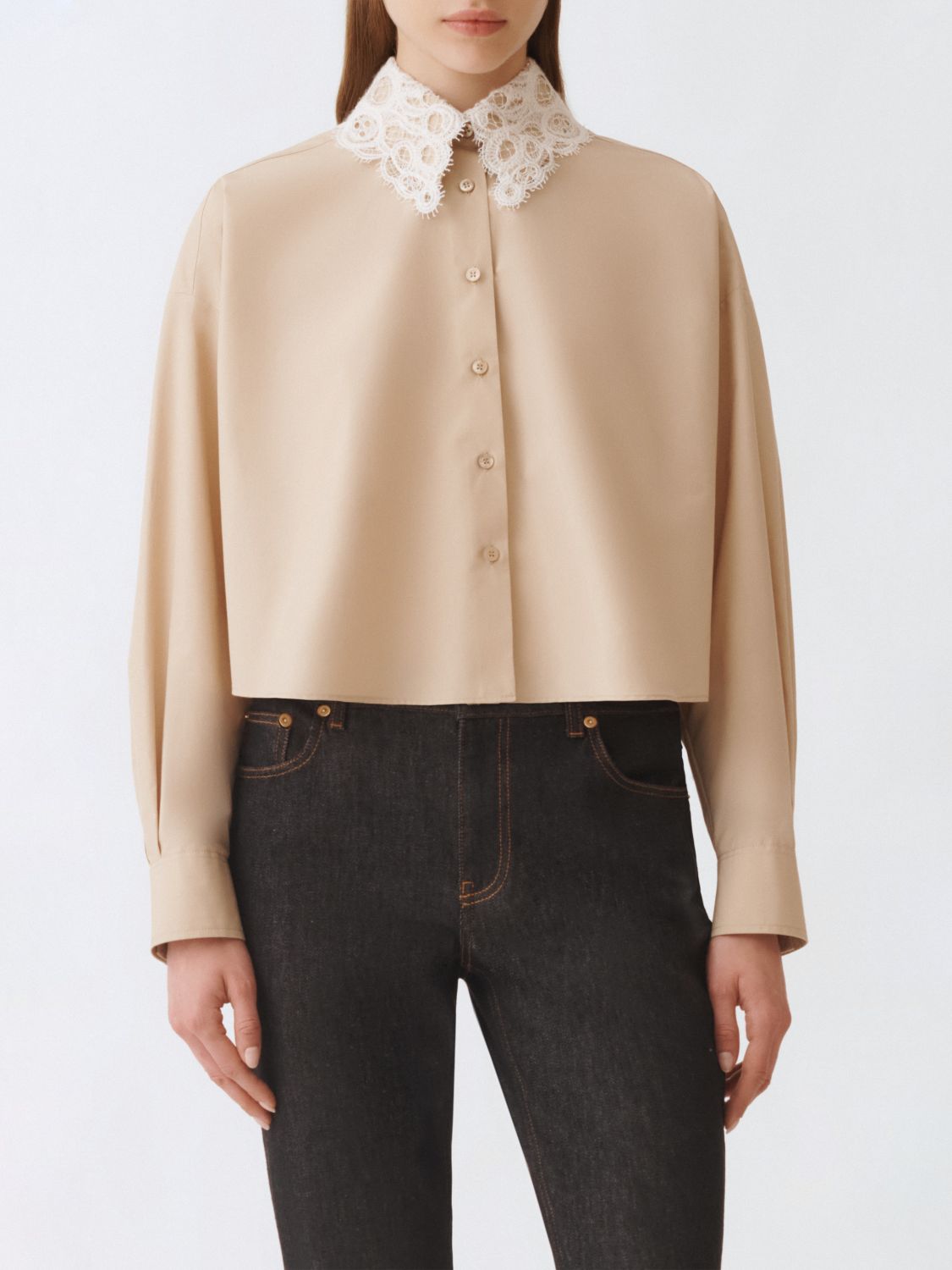 Fabiana Filippi Shirt Woman Color Beige In Neutral