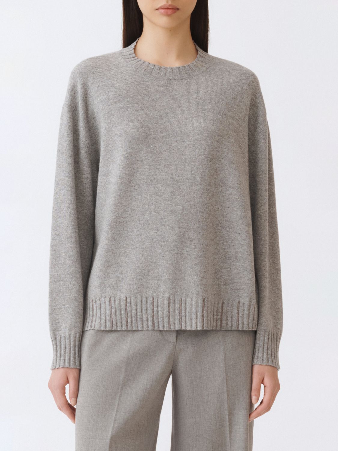 Fabiana Filippi Sweater  Woman Color Grey In Gray