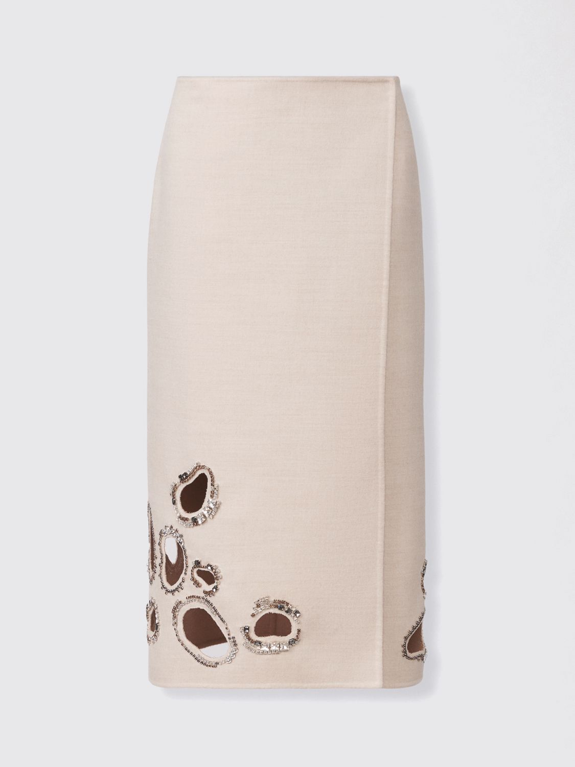 Fabiana Filippi Skirt Woman Color Rope In Brown