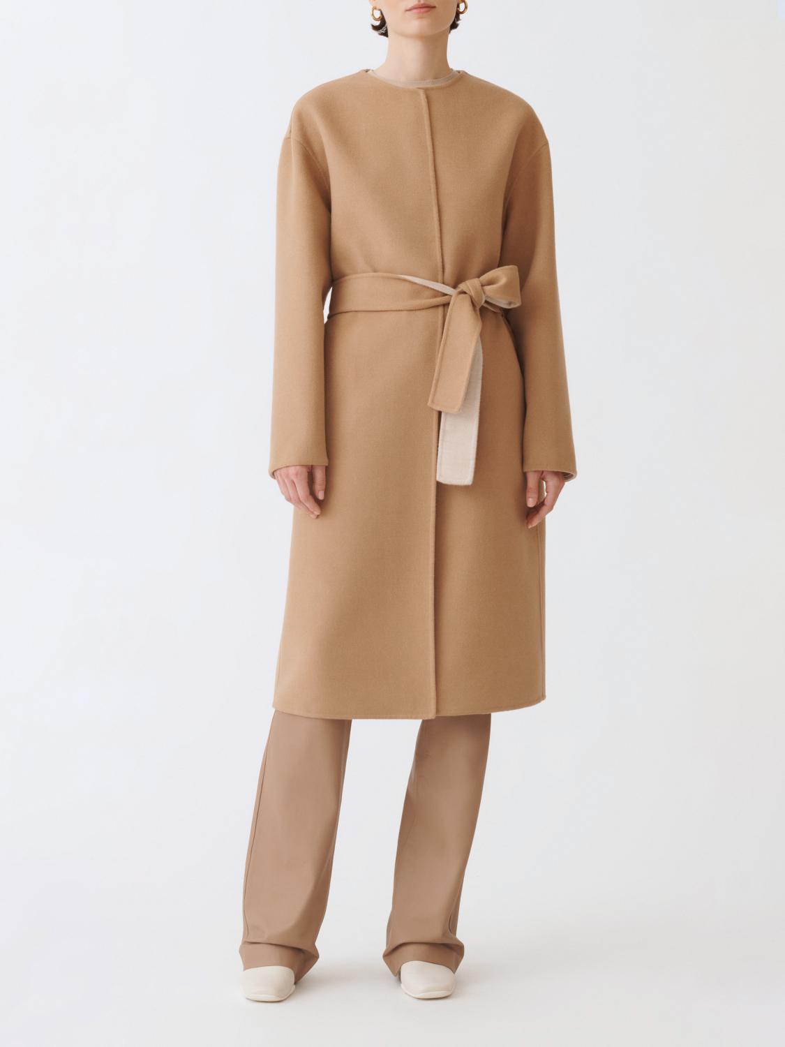 Fabiana Filippi Coat Woman Color Rope In Brown