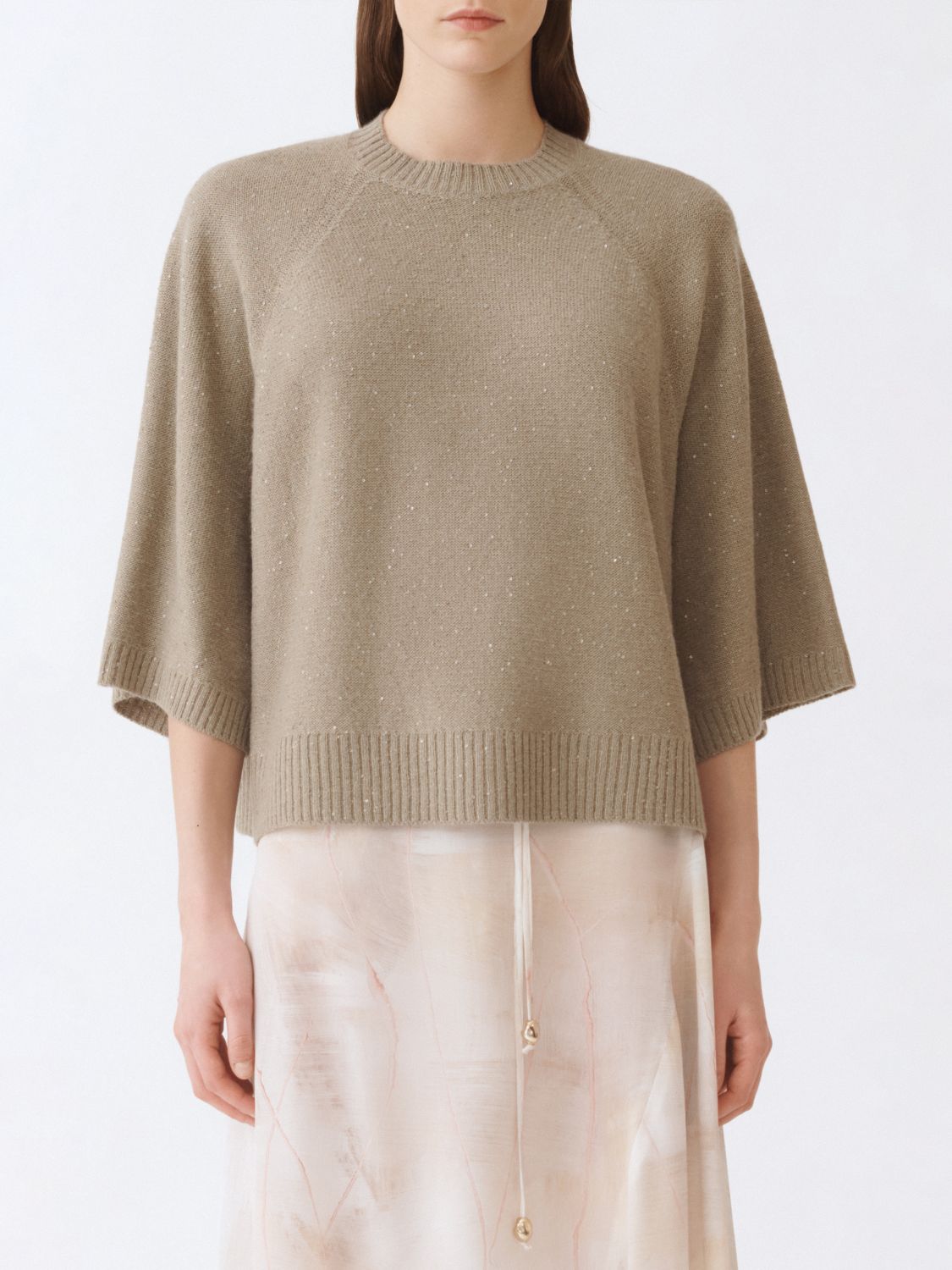 Fabiana Filippi Sweater  Woman Color Olive In Brown