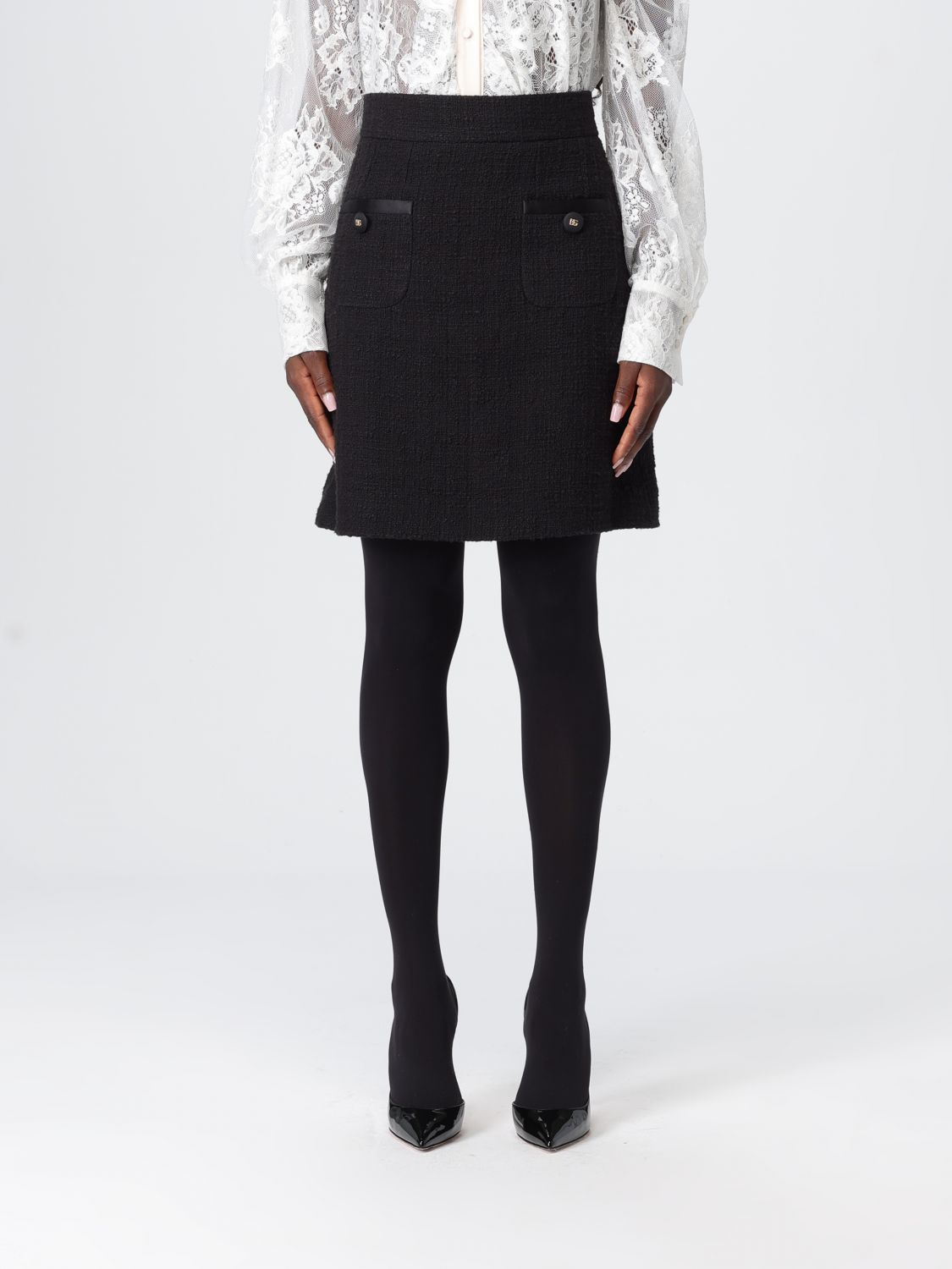 Dolce & Gabbana Skirt Woman Color Black In Black