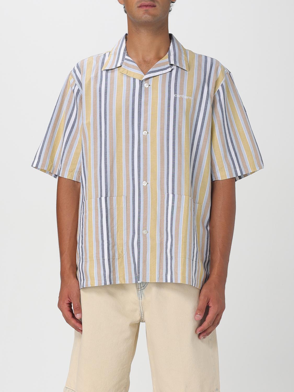 Carhartt Stripe Short-sleeve Shirt In Multi