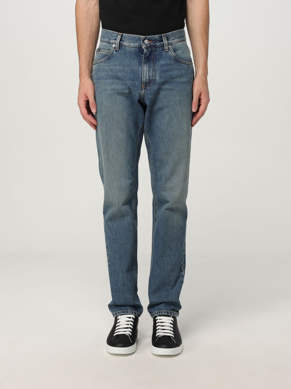 Dolce & Gabbana Jeans Men Color Blue In Blue