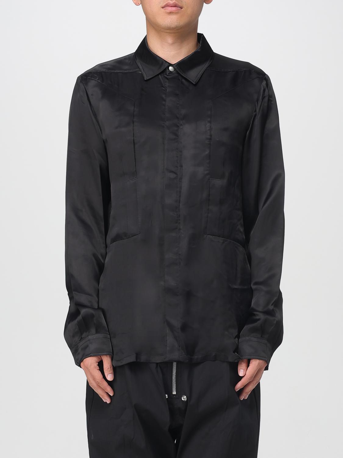 Rick Owens Shirt Men Color Black In Black