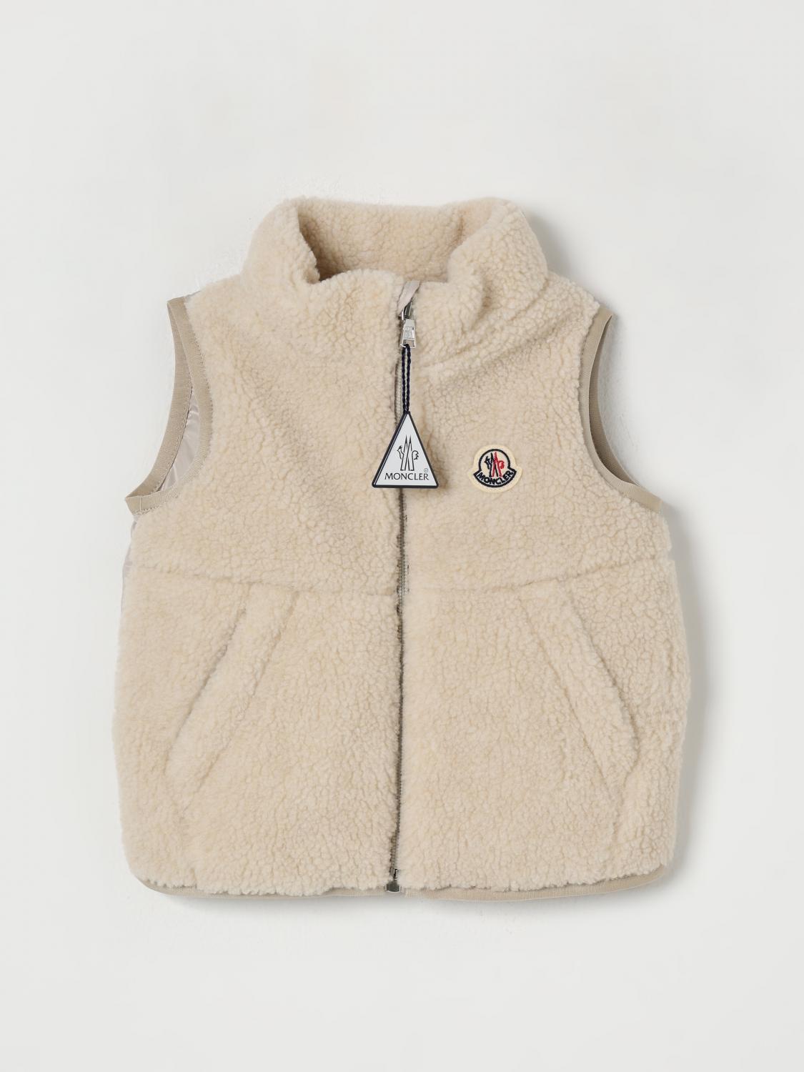 MONCLER Vestcoat Kids color Ivory　MONCLER ベストコート キッズカラー アイボリー MONCLER
