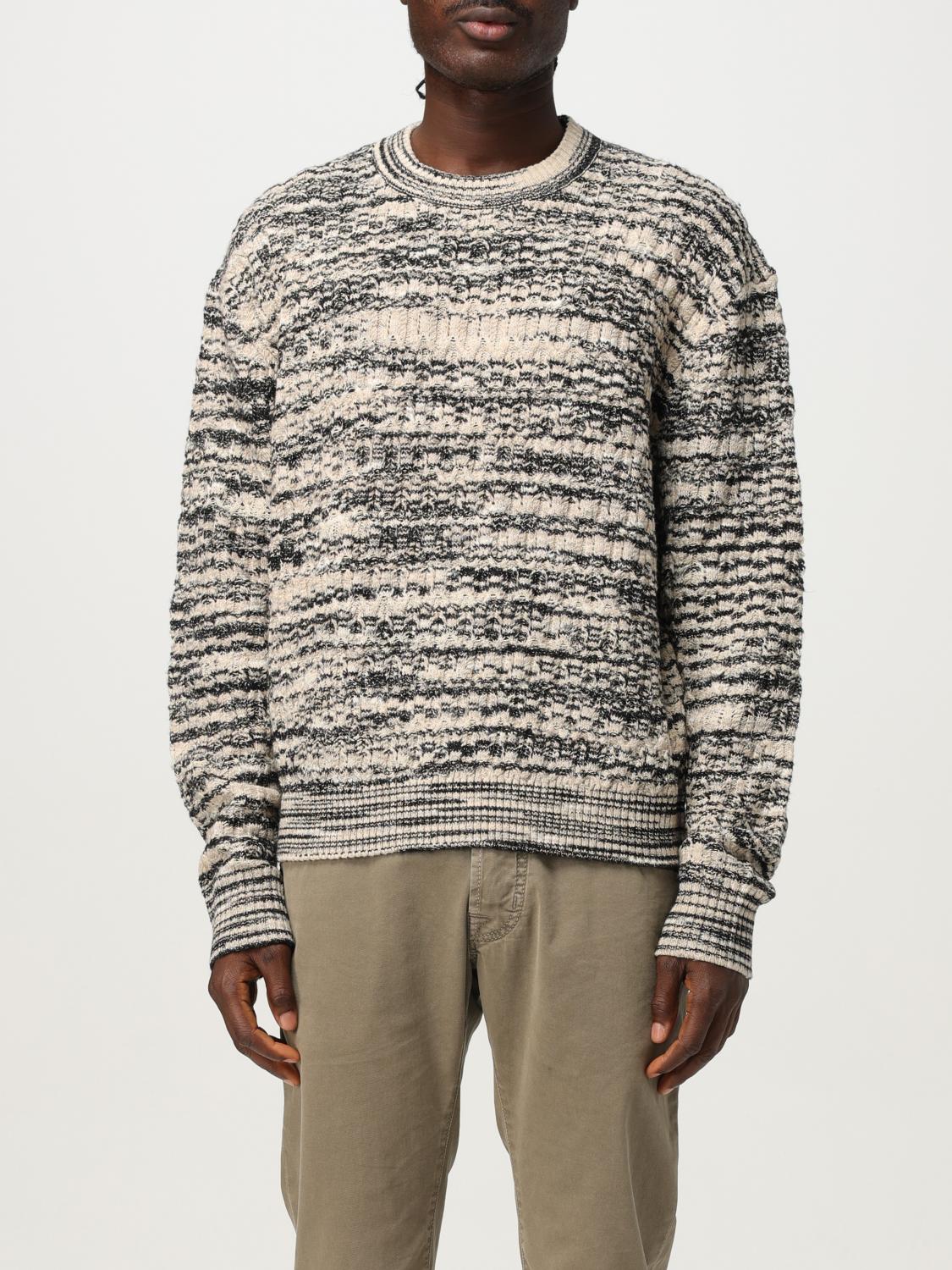 Axel Arigato Men Crew Neck Sweater In White