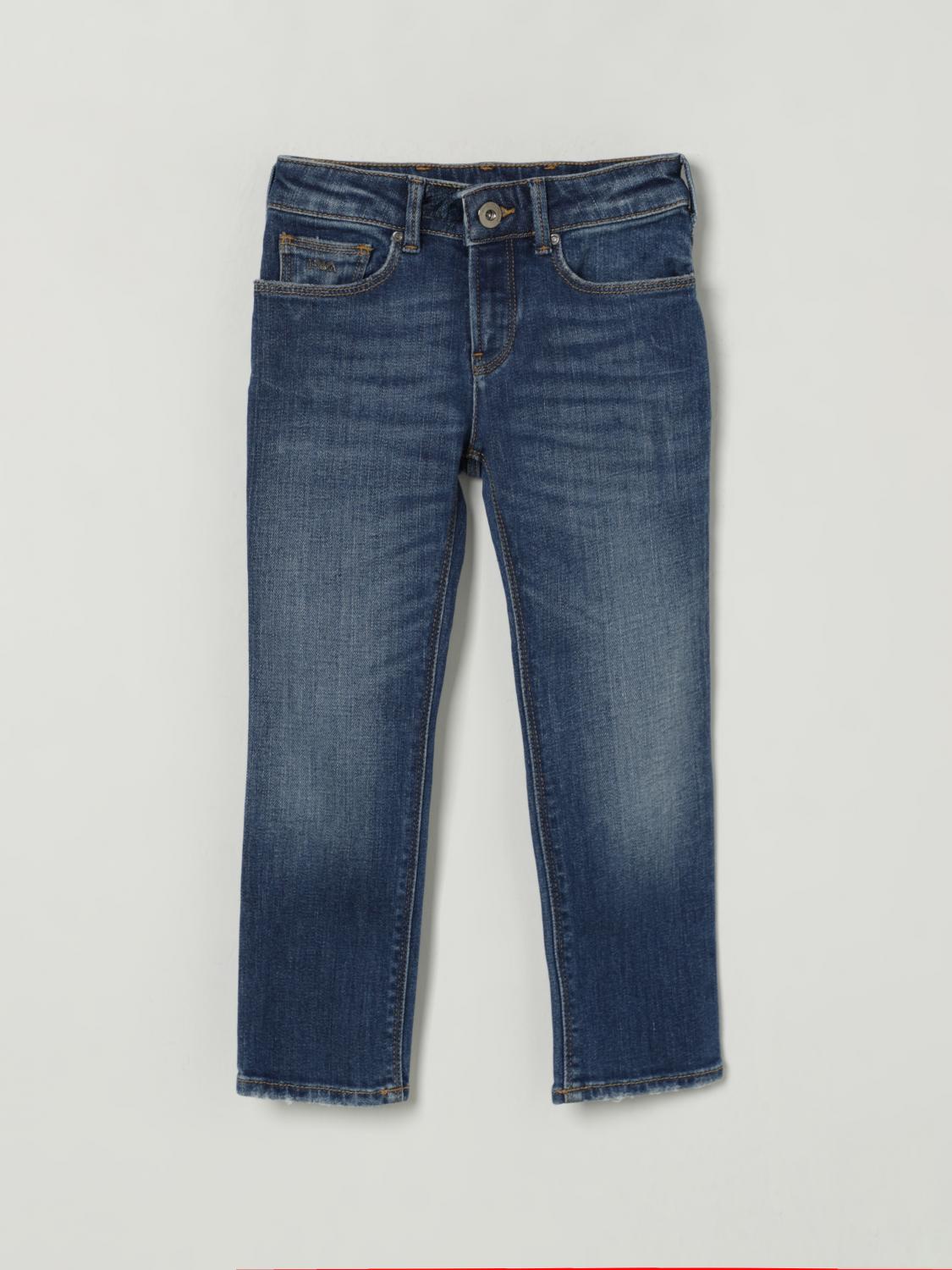 Emporio Armani Straight Jeans In Blue