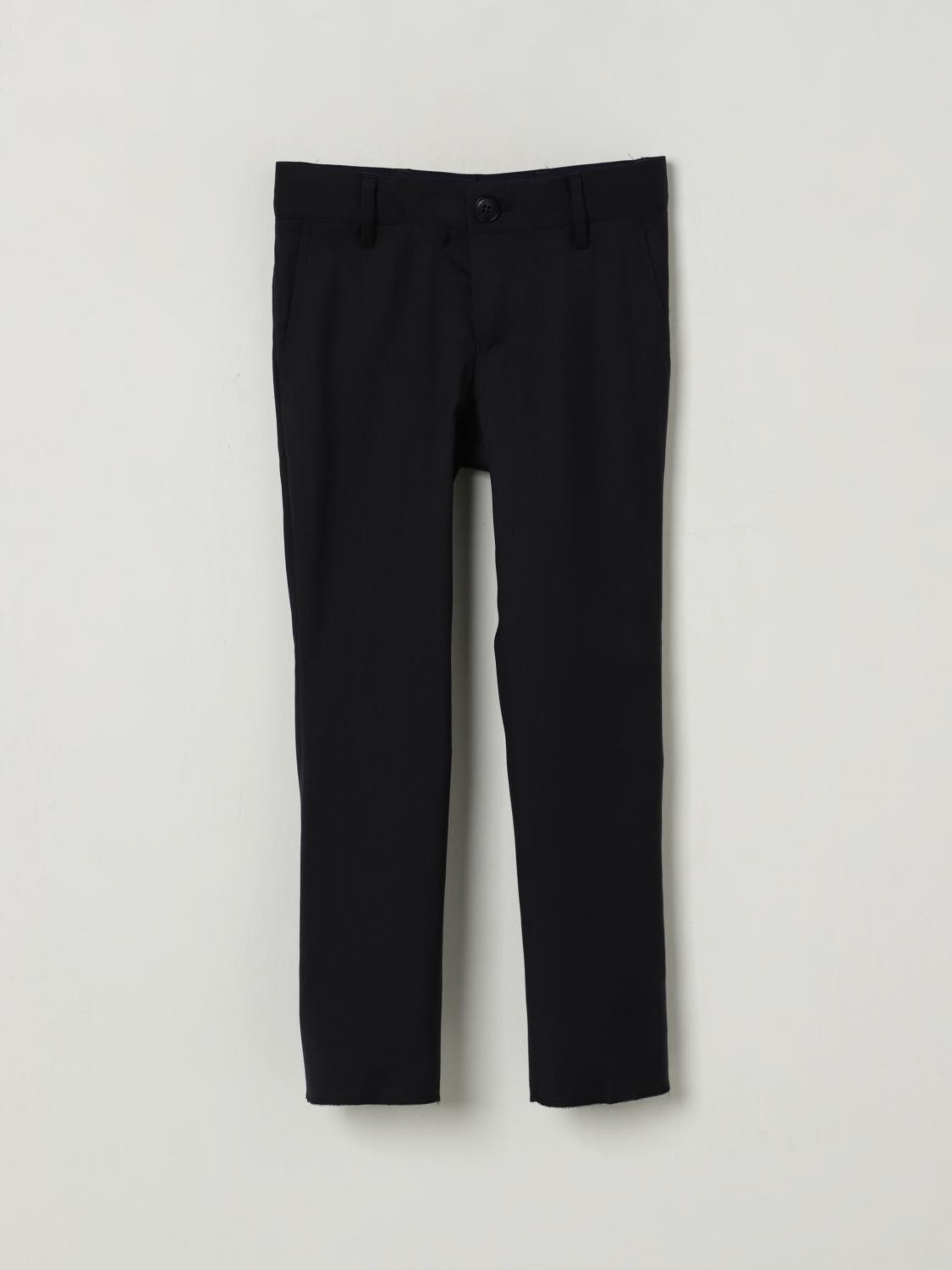 Emporio Armani Pants  Kids Color Blue In Black