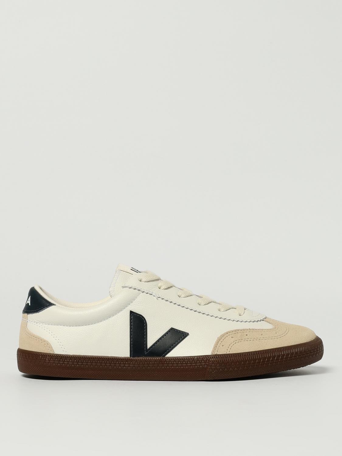 Veja Volley Leather Sneaker In Brown