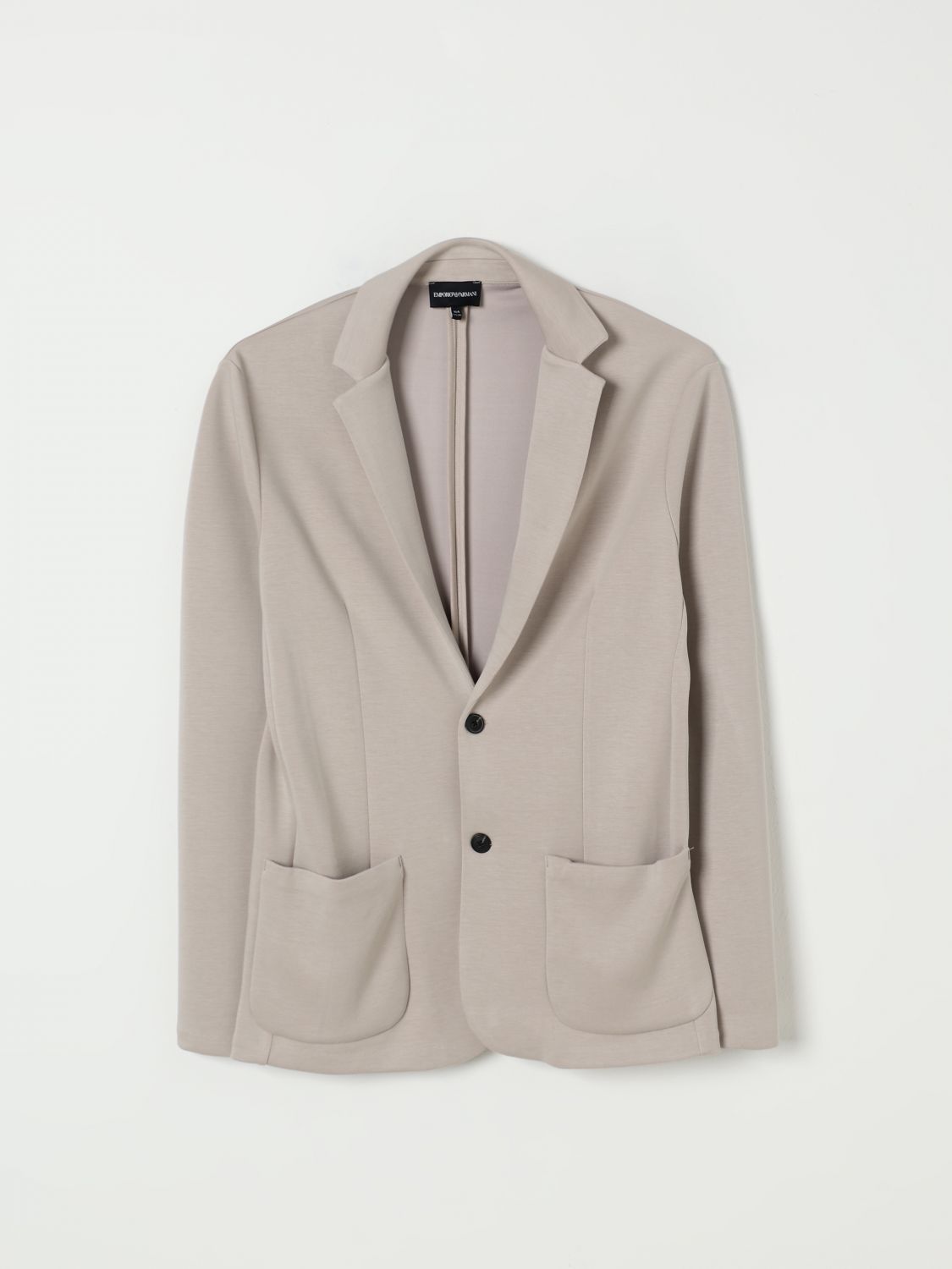 Emporio Armani Blazer  Kids Color Yellow Cream In Gray