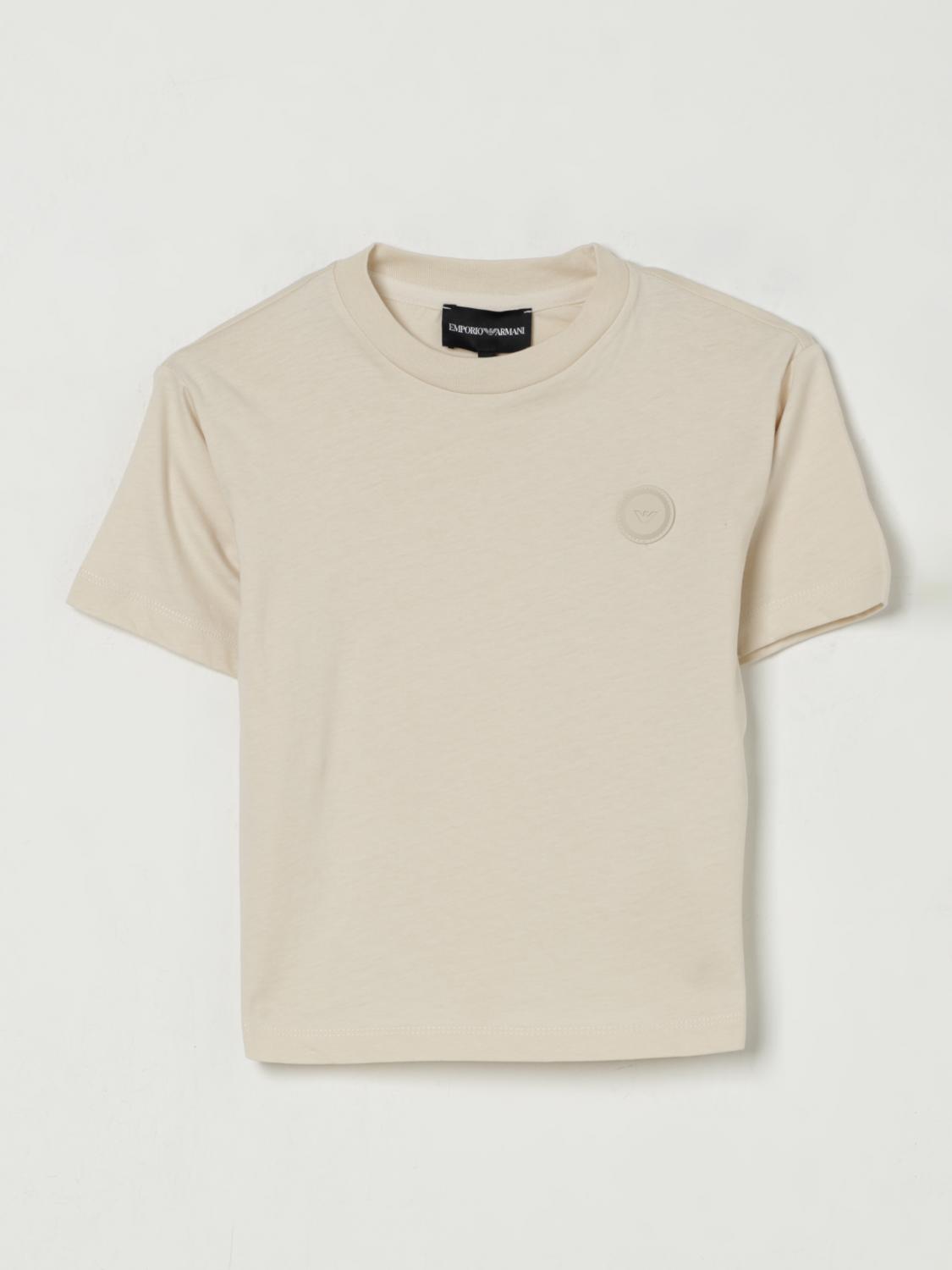 Emporio Armani T-shirt  Kids Color Brown In Brown