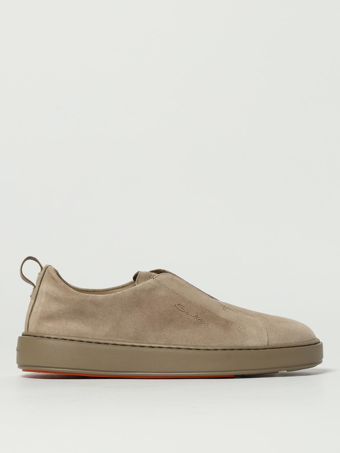 Santoni Shoes  Men Color Beige In Neutral
