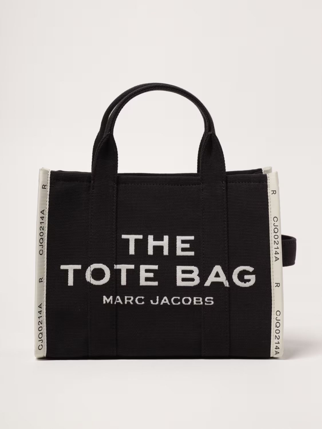 Marc Jacobs The Jacquard Medium Tote Bag In Canvas In Black