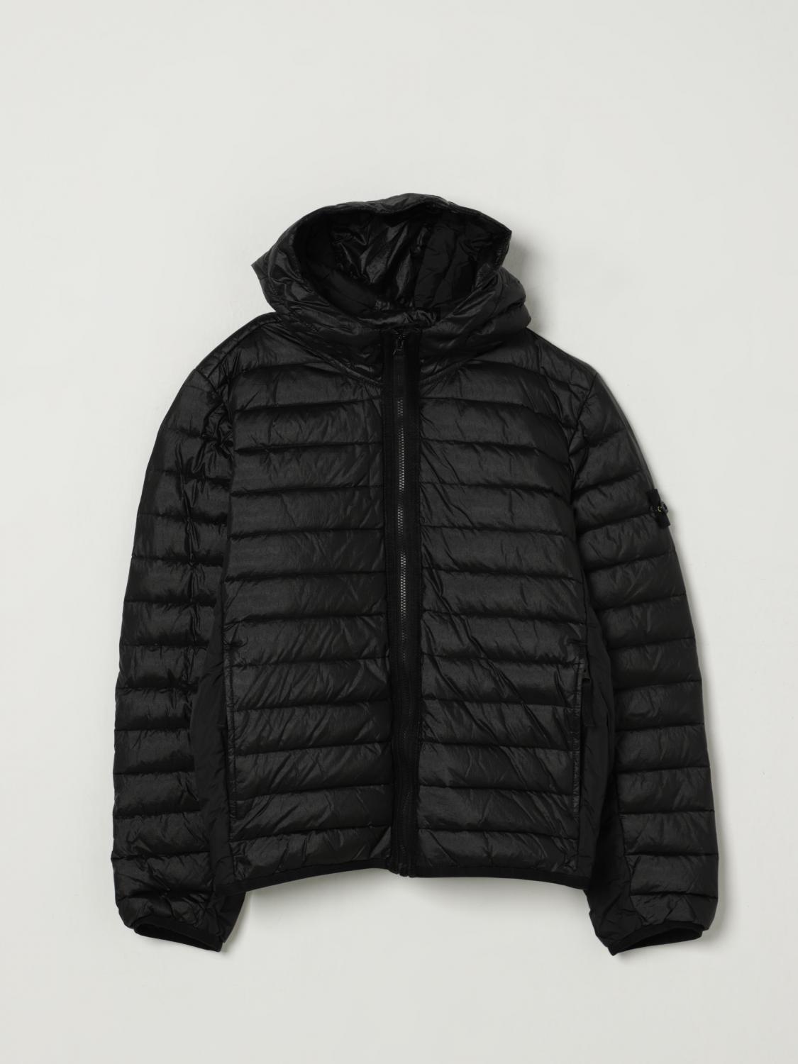 Stone Island Jacket  Junior Kids Color Black In Black