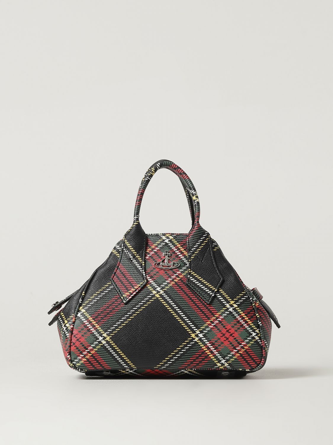 Vivienne Westwood Borsa A Mano Yasmine Piccola In Similpelle Stampata Donna In Red