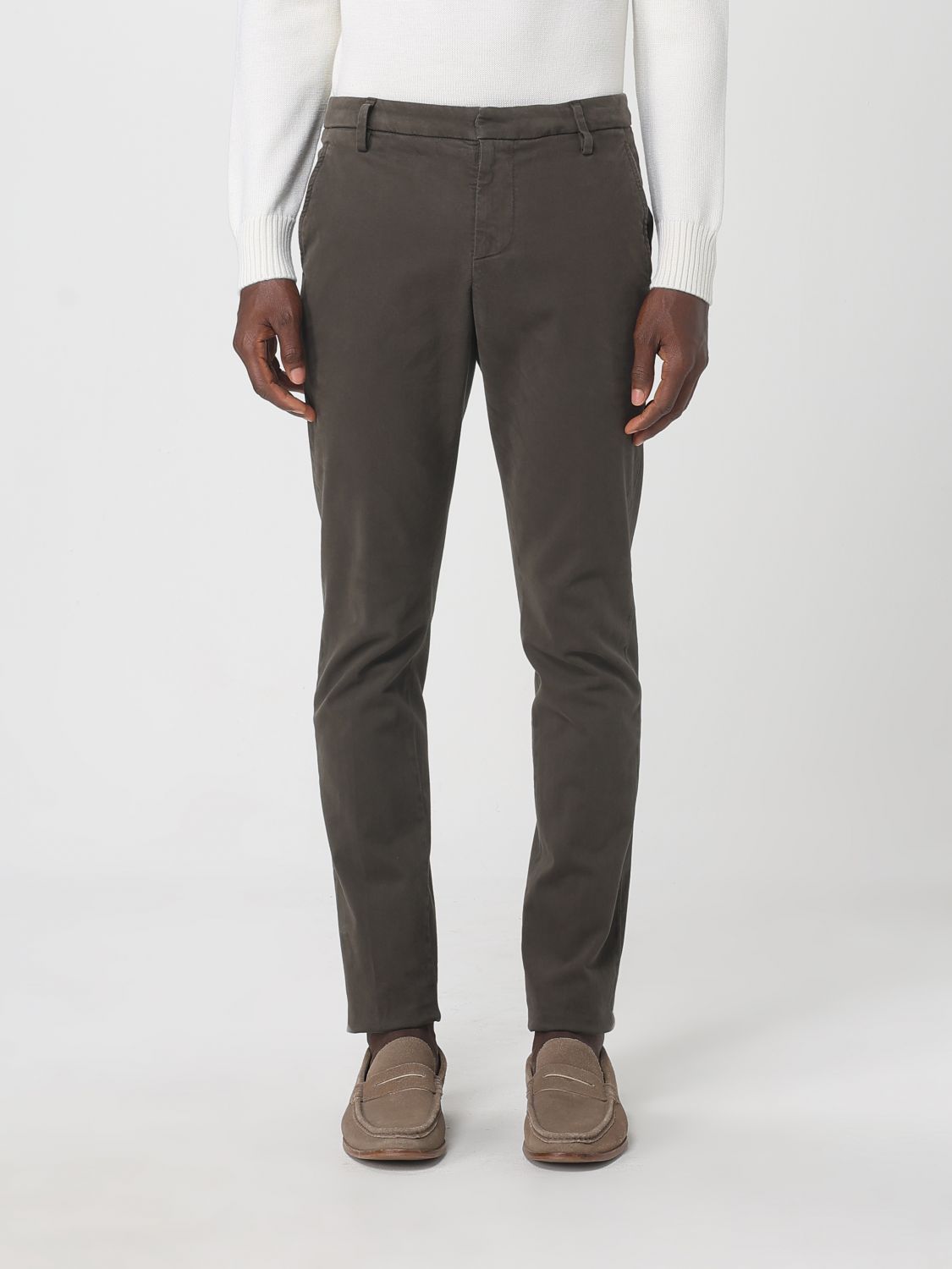 Dondup Pants Men Color Blue 2 In Gray