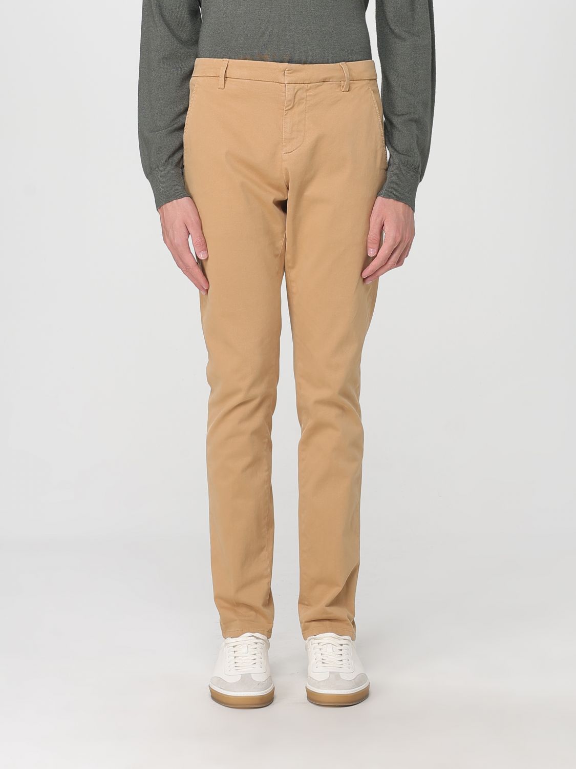 Dondup Pants Men Color Walnut In Brown