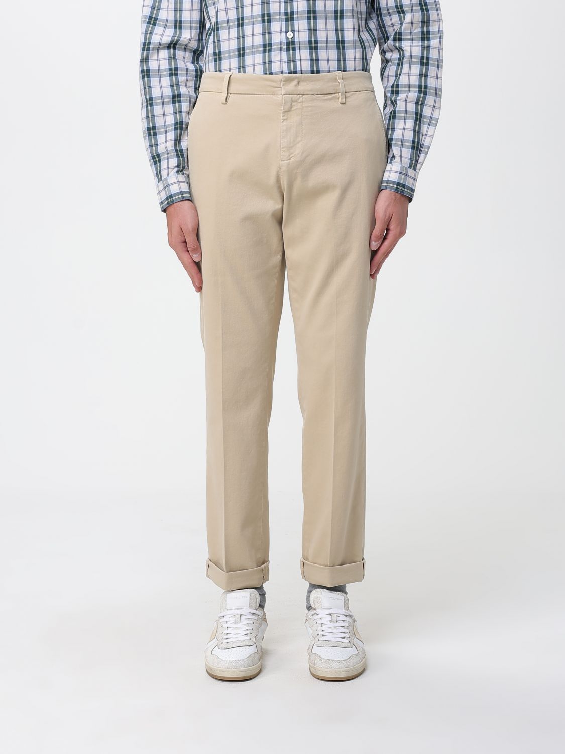 Dondup Pants  Men Color Beige In Brown