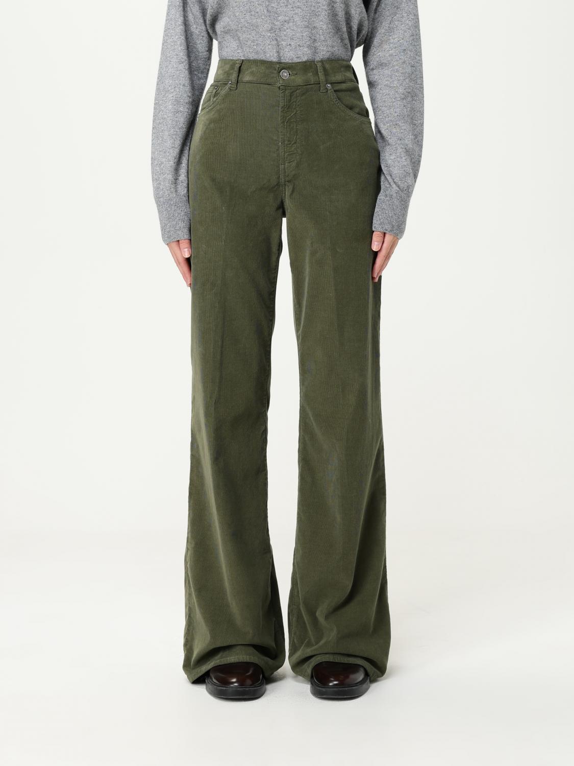 Dondup Pants  Woman Color Green In Green