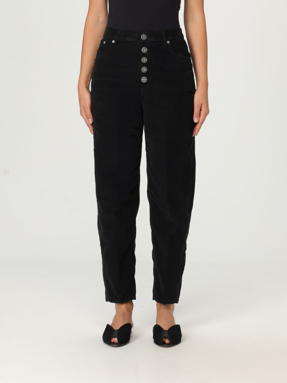 Dondup Koons Bot Gioie 5-pocket Pants In Black