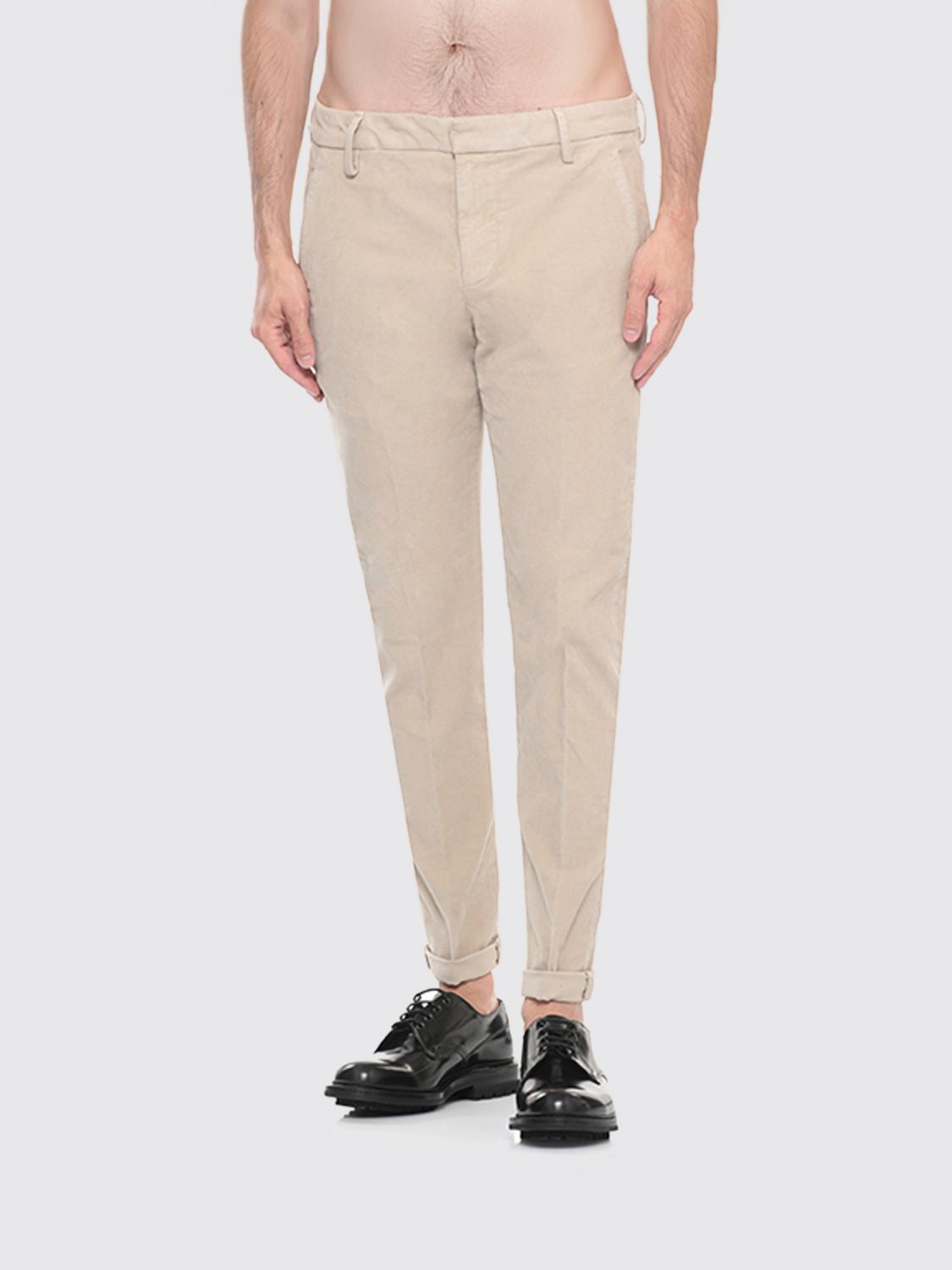 Dondup Pants  Men Color Beige In Brown