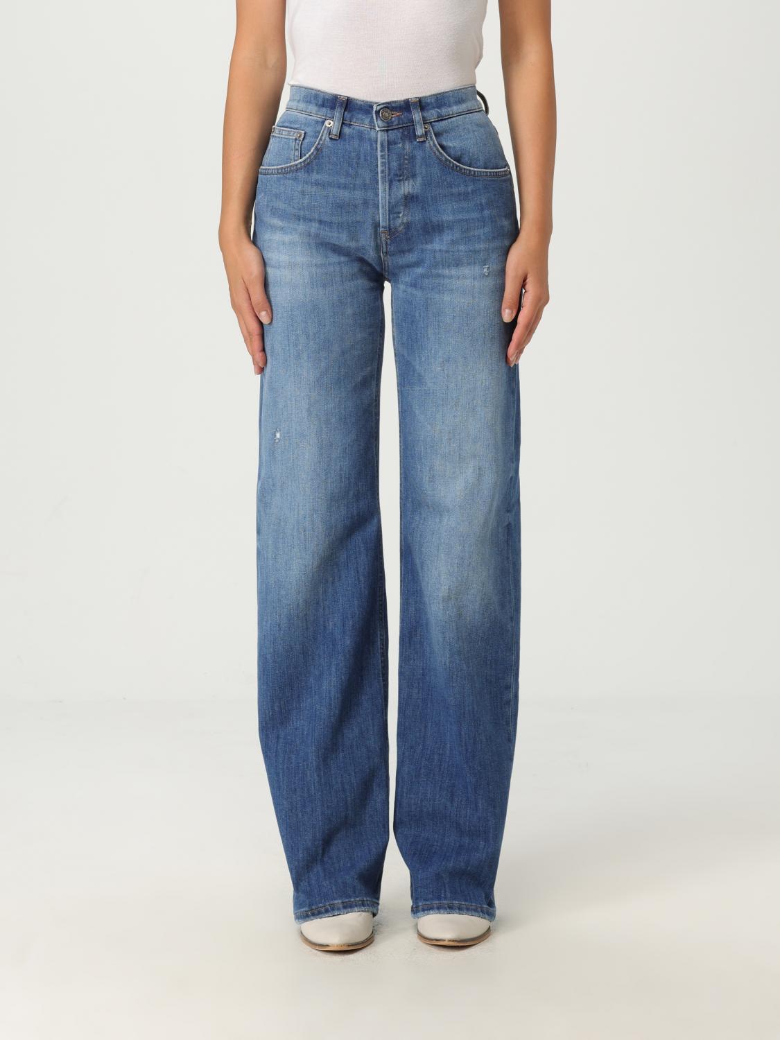 Dondup Jeans  Woman Color Blue In Black