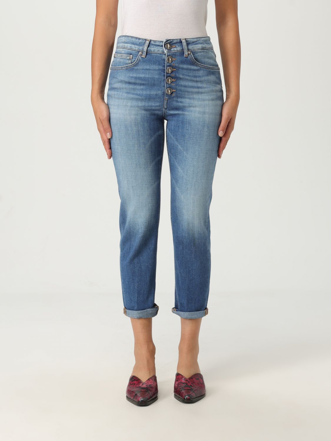 Dondup Jeans  Woman Color Blue In Blue