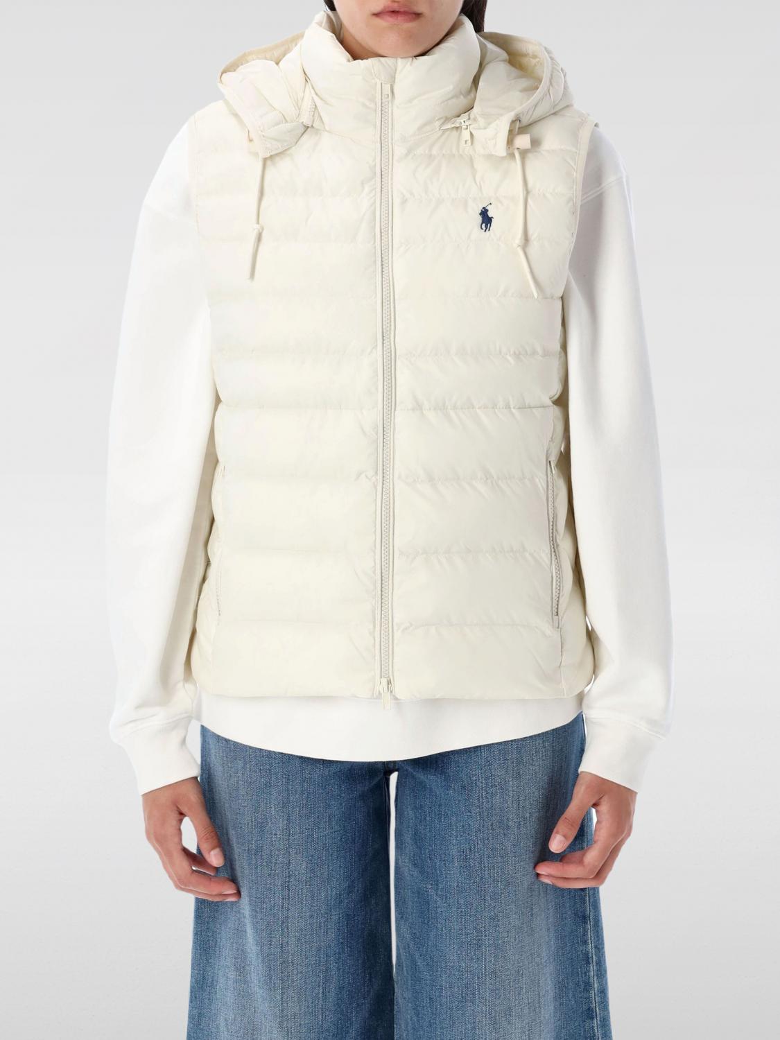Polo Ralph Lauren Packable Puff Vest In Neutral