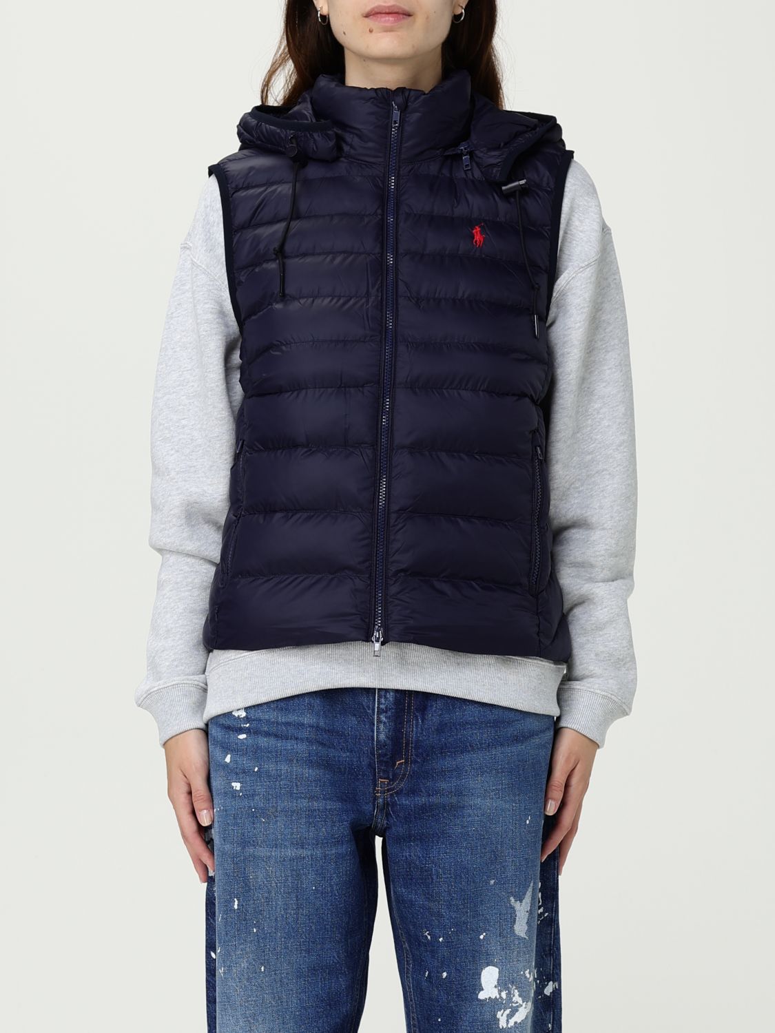 Polo Ralph Lauren Jacket Woman Color Blue In Blue