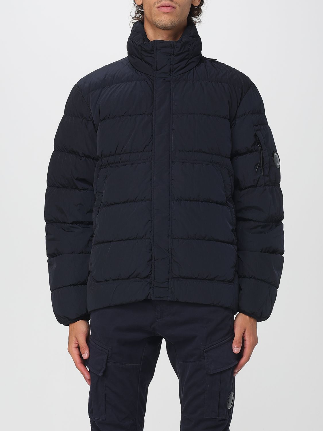 C.p. Company Jacket C. P. Company Men Color Blue In Black
