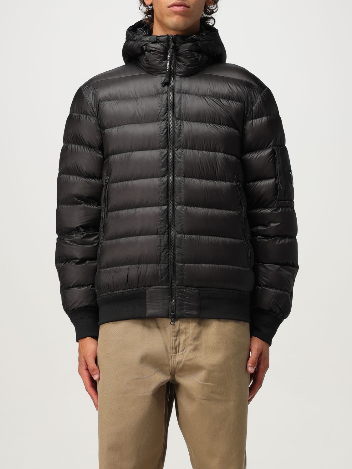 C.p. Company Men Outerwear Medium Jacket In Dd-shell In Black