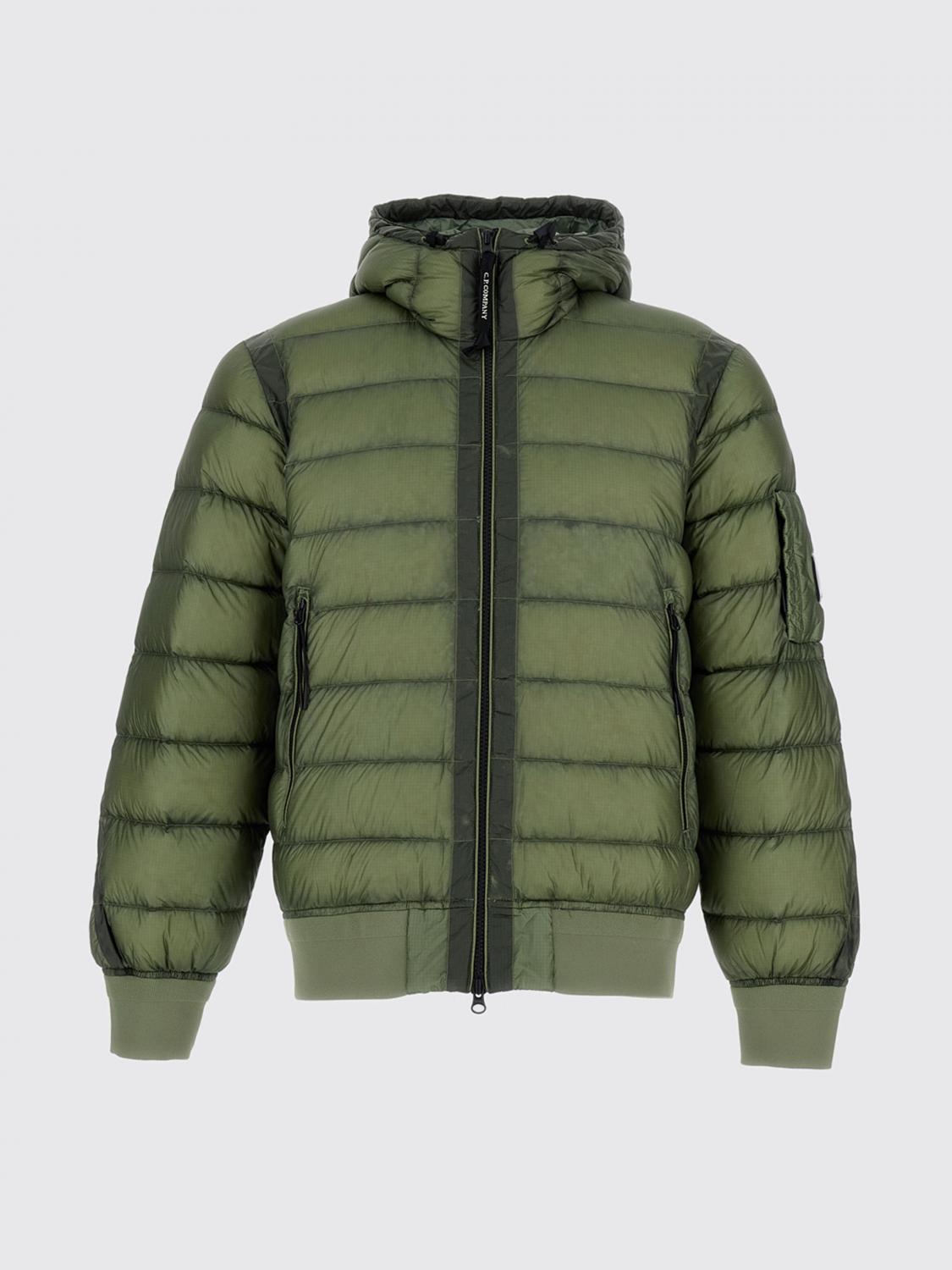 C.p. Company C.p.company Hooded Jacket With Lens Detail In Green