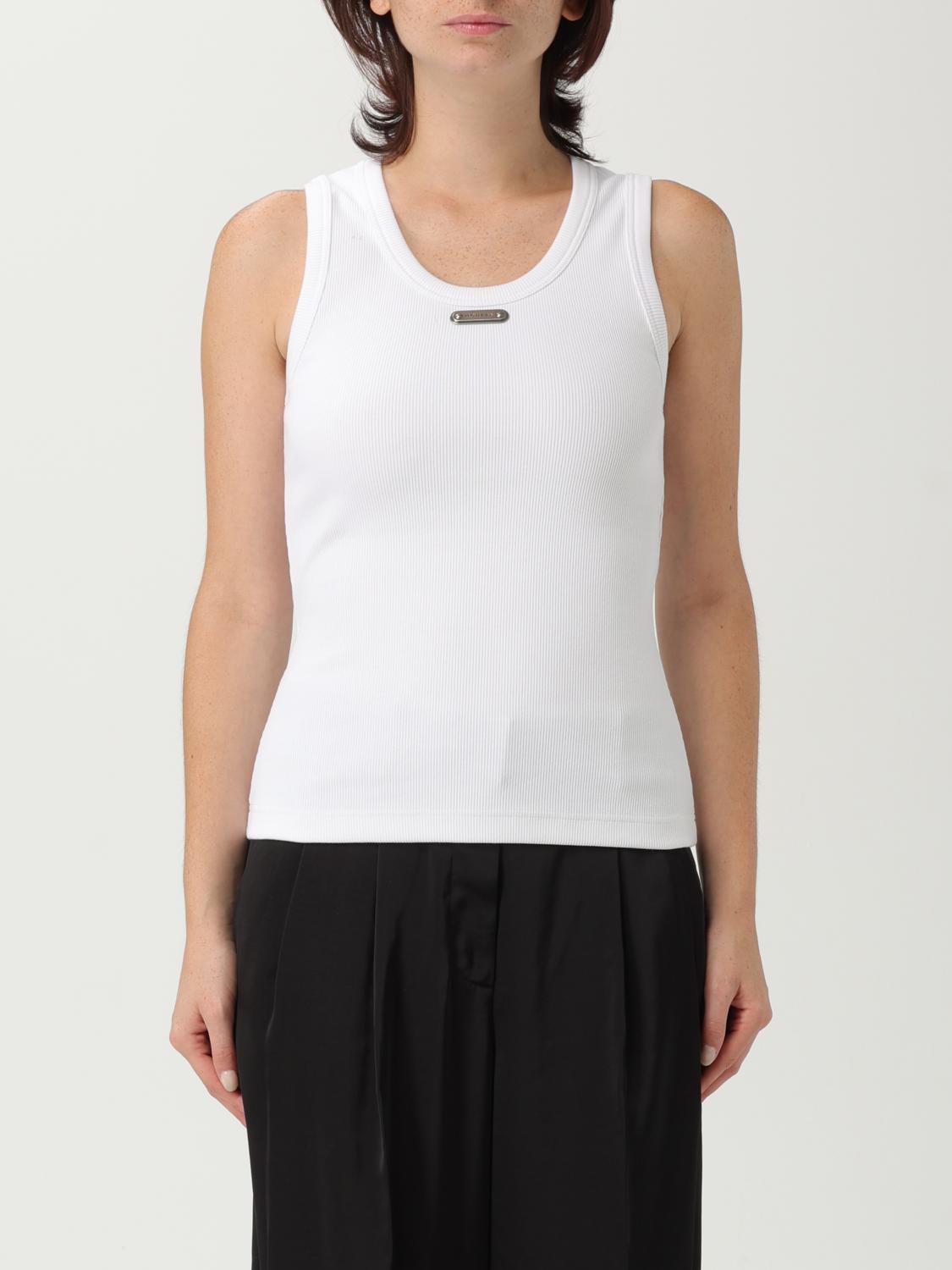 Alexander Mcqueen Mcqueen Placket Tank Top In White