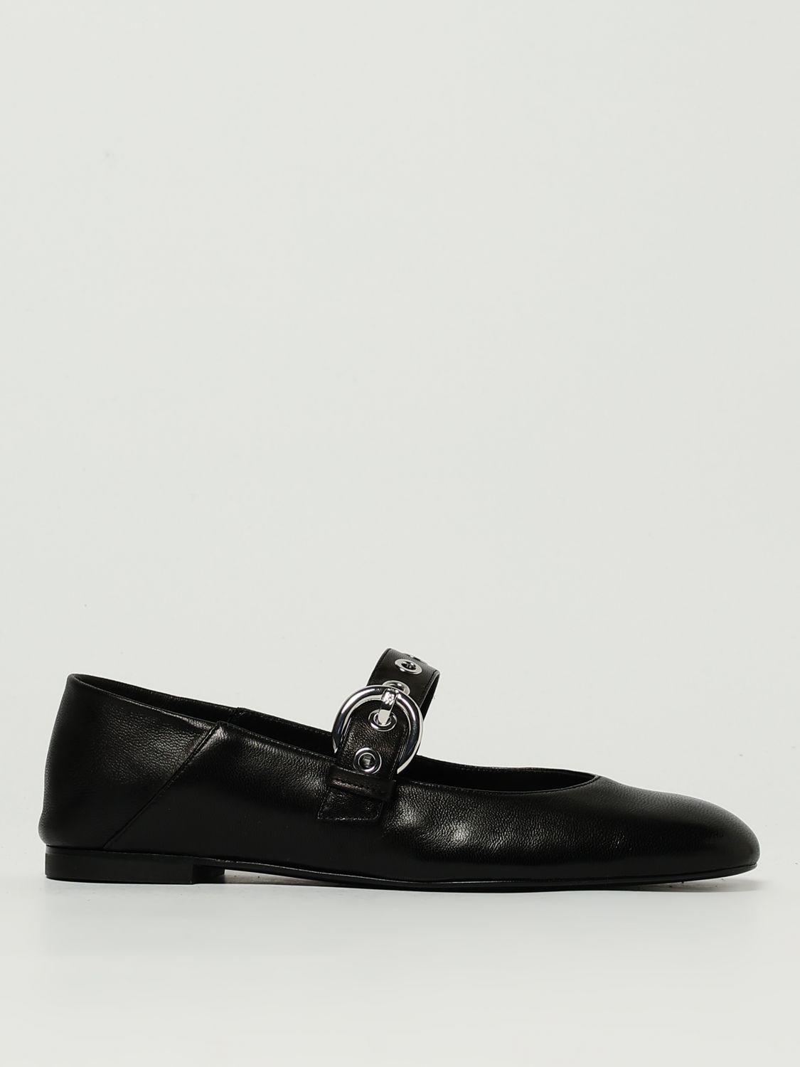 Stuart Weitzman Ballet Flats  Woman Color Black In Black