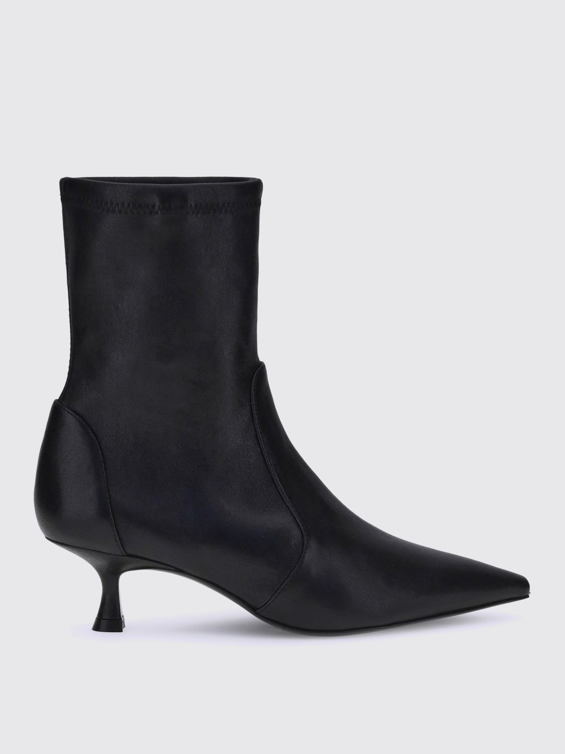 Stuart Weitzman Flat Ankle Boots  Woman Color Black