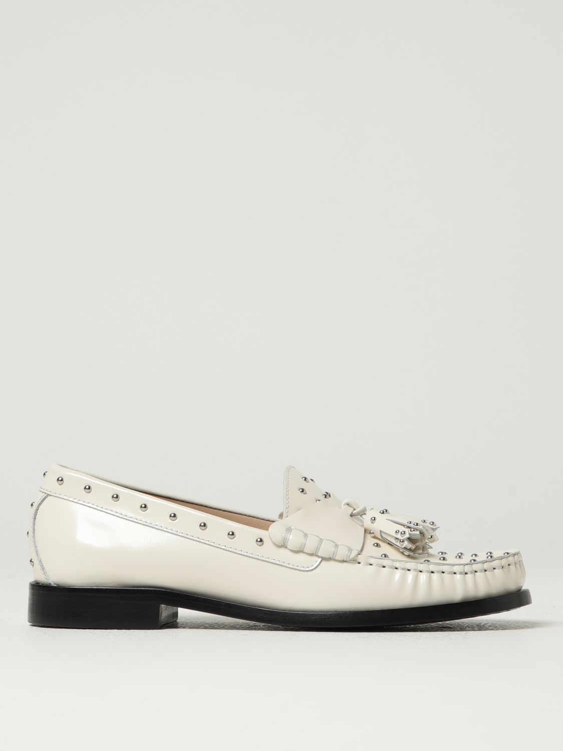 Stuart Weitzman Loafers Woman Color White In White