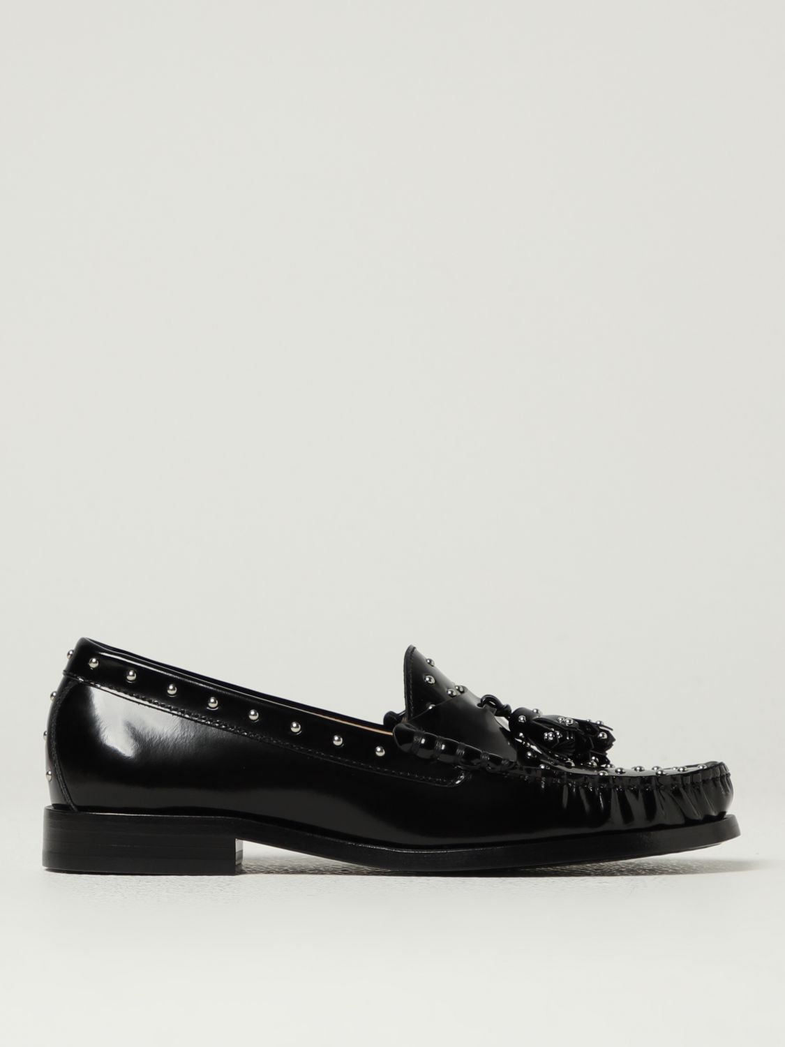 Stuart Weitzman Loafers Woman Color Black In Black