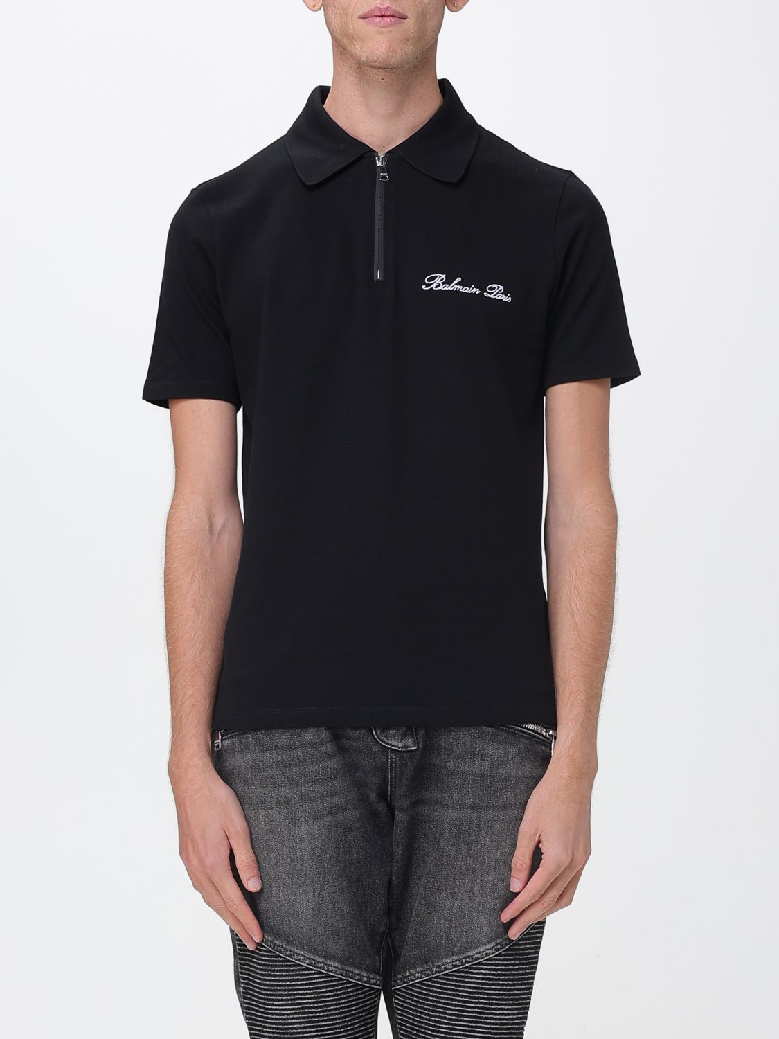 Polo Shirt BALMAIN Men color Black Polo Shirt BALMAIN Men color Black